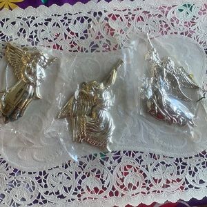 New in Pkg. Royal Limited Silver Angel Ornaments